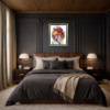 Pelopia by Chuck, limited edition print, in room
