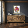 Pelopia by Chuck, limited edition print, in room