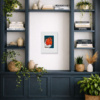Rockin Robin by Amy Louise, limited edition print, in room