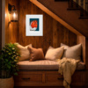 Rockin Robin by Amy Louise, limited edition print, in room