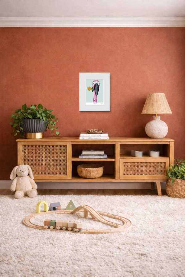 Forever Friends by Amy Louise, limited edition print, in room