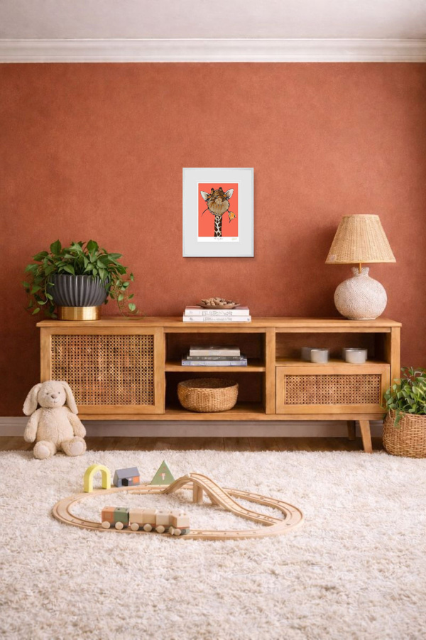 Towering Love by Amy Louise, limited edition print, in room