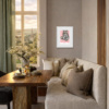 Hanging Around by Amy Louise, limited edition print, in room