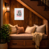 Hanging Around by Amy Louise, limited edition print, in room