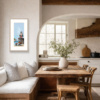 Tugs II by Gary Walton, limited edition print, in room