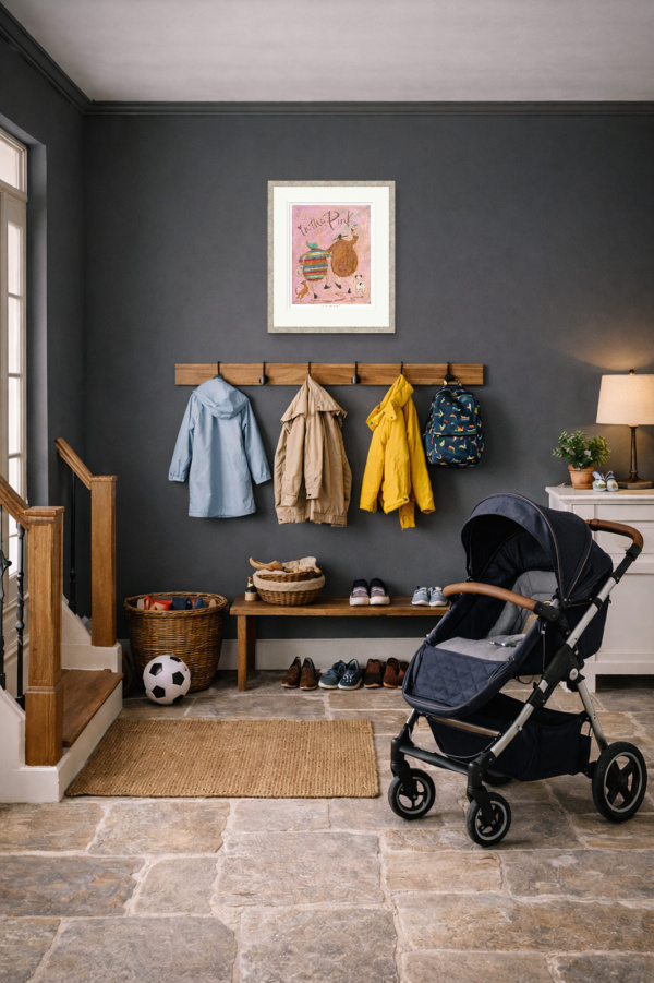 In The Pink…And Lovin’ It! by Sam Toft, limited edition print, in room