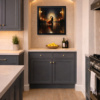 Courtyard Serenade by Leander, limited edition print, in room