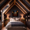 Blue Elegance by Leander, limited edition print, in room