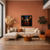Blue Elegance by Leander, limited edition print, in room