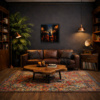 Blue Elegance by Leander, limited edition print, in room