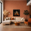 The Embrace Of Night by Leander, limited edition print, in room