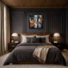 Urban Rainfall by Leander, limited edition print, in room