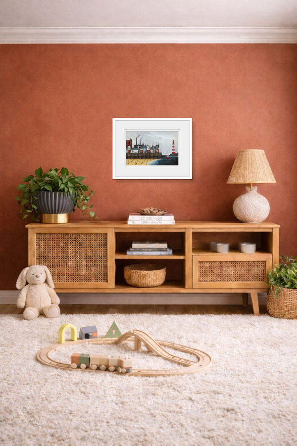 Peekaboo (Limited Edition) by Sean Durkin, limited edition print, in room