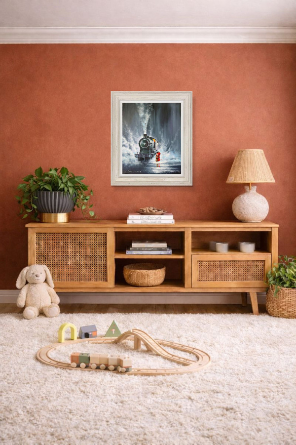 So Happy Together by Michael Abrams, limited edition print, in room