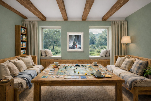 So Happy Together by Michael Abrams, limited edition print, in room