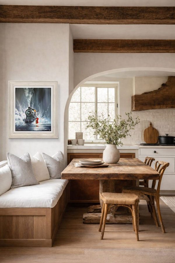 So Happy Together by Michael Abrams, limited edition print, in room