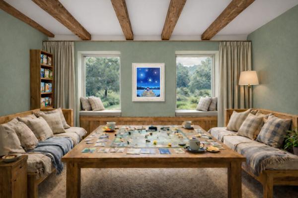 Celebrating Our Love by Michael Abrams, limited edition print, in room
