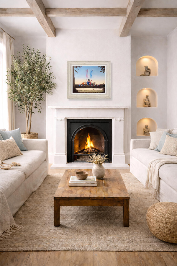 Jubilation by Michael Abrams, limited edition print, in room