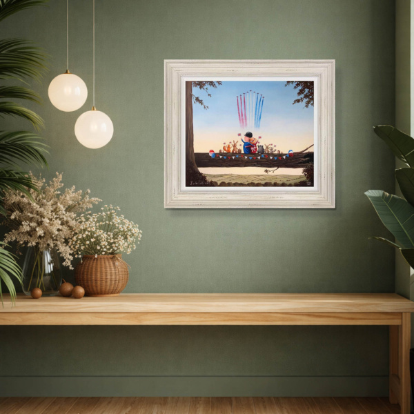 Jubilation by Michael Abrams, limited edition print, in room