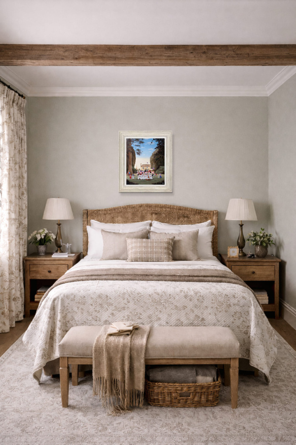 Celebrate by Michael Abrams, limited edition print, in room