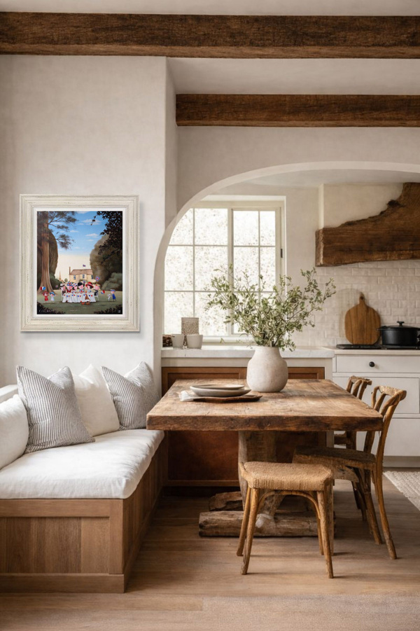 Celebrate by Michael Abrams, limited edition print, in room