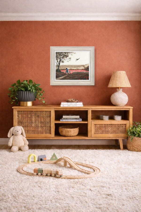Wings Of Freedom by Michael Abrams, limited edition print, in room