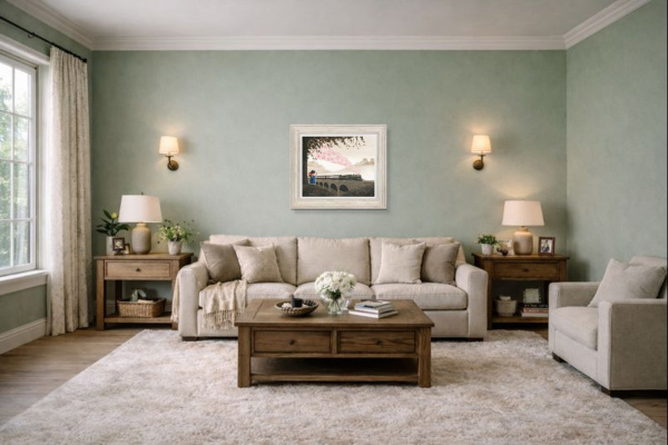 Love’s Journey by Michael Abrams, limited edition print, in room
