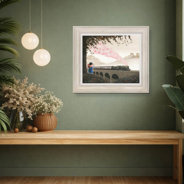 Love’s Journey by Michael Abrams, limited edition print, in room