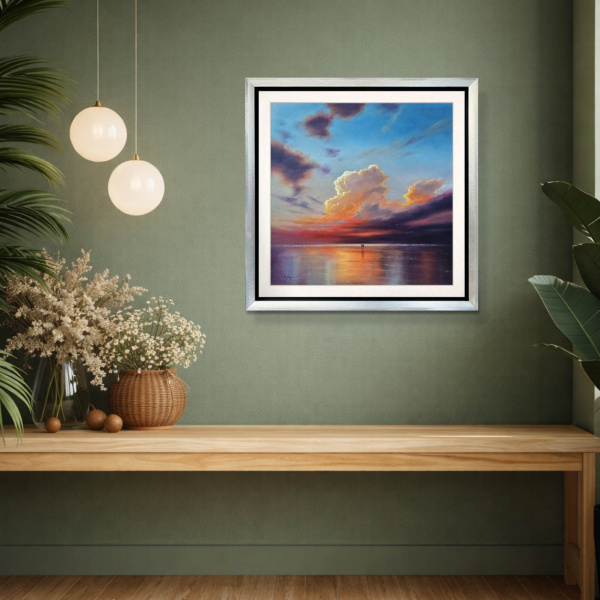 Fair Skies Ahead by Ben Payne, limited edition print, in room