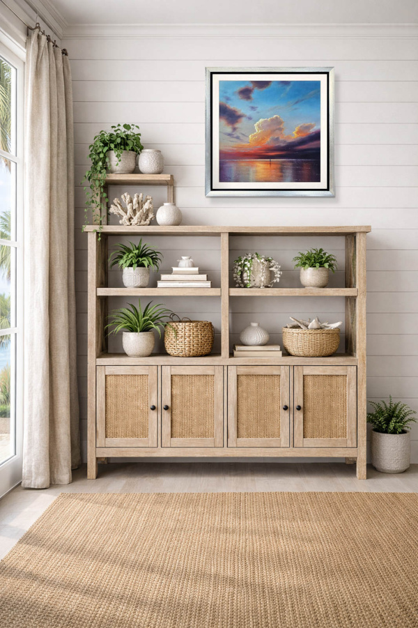 Fair Skies Ahead by Ben Payne, limited edition print, in room