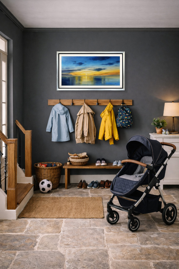 Low Sun To The West by Ben Payne, limited edition print, in room
