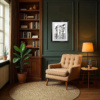 On Guard – Sketch by Andrei Protsouk, limited edition print, in room