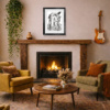 On Guard – Sketch by Andrei Protsouk, limited edition print, in room