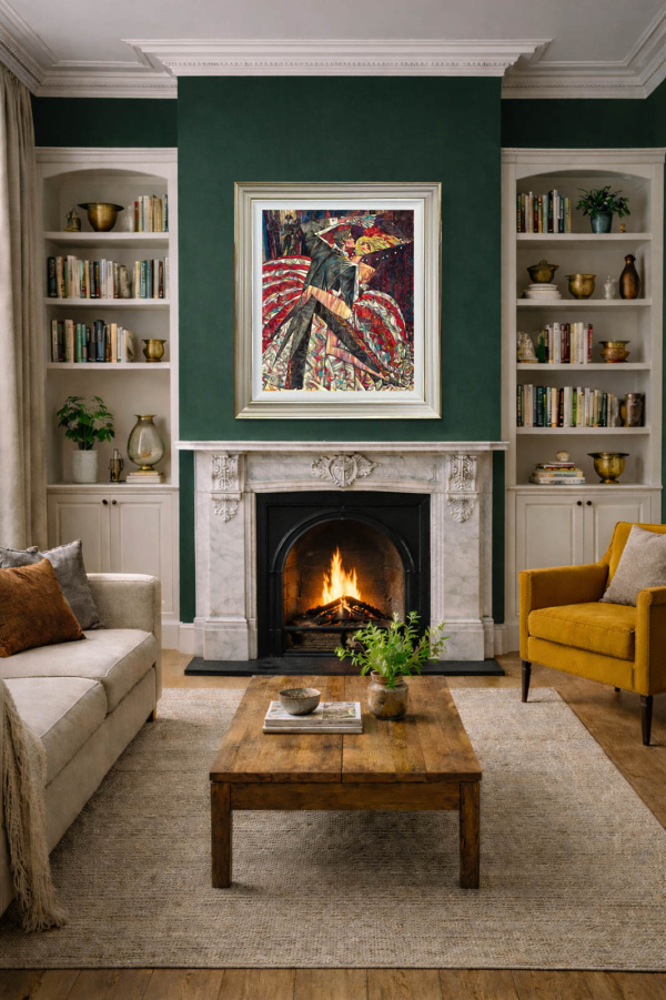 Tango Margaritta by Andrei Protsouk, limited edition print, in room