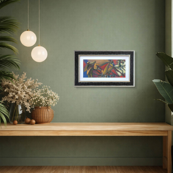 Drink and Dreams by Andrei Protsouk, limited edition print, in room