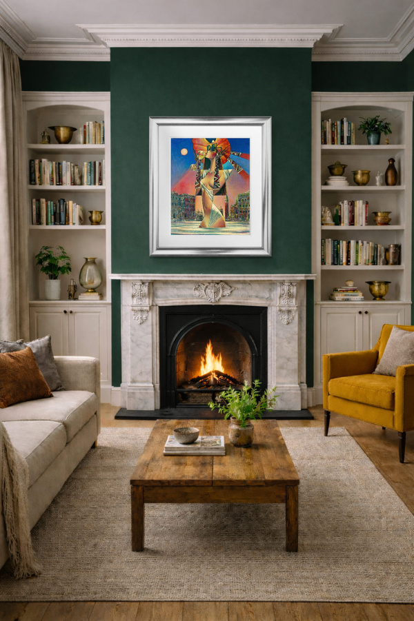 Voluptuous Venice by Andrei Protsouk, limited edition print, in room