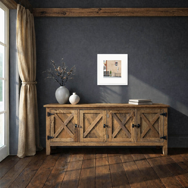 The Ledge by Chris Ross Williamson, limited edition print, in room