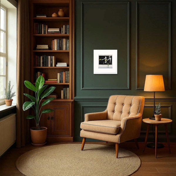 Bananas by Chris Ross Williamson, limited edition print, in room