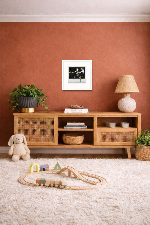 Bananas by Chris Ross Williamson, limited edition print, in room