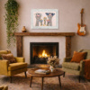 Summer Holiday by Amy Louise, limited edition print, in room