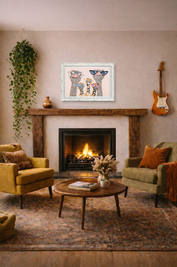 Summer Holiday by Amy Louise, limited edition print, in room