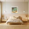 Beach Life by Leander, limited edition print, in room