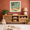 Beach Life by Leander, limited edition print, in room