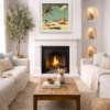Beach Life by Leander, limited edition print, in room