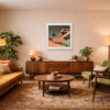Home Sweet Home by Leander, limited edition print, in room