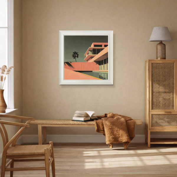 Home Sweet Home by Leander, limited edition print, in room