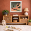 Home Sweet Home by Leander, limited edition print, in room