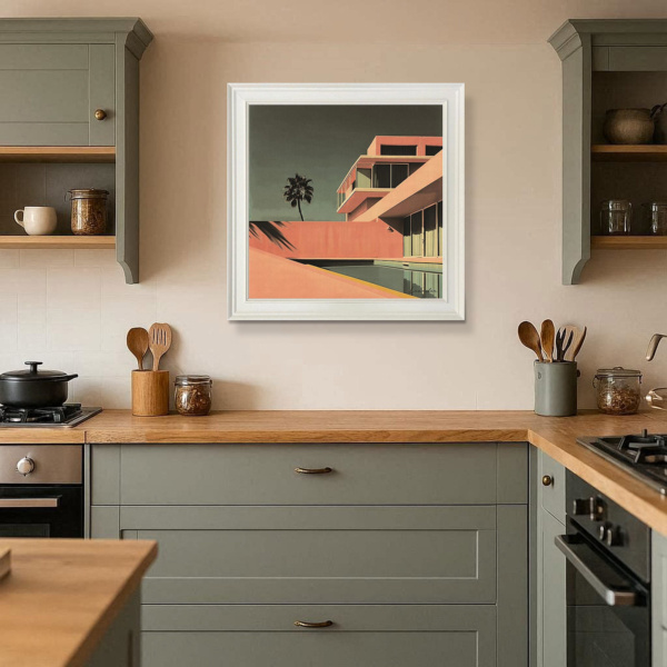 Home Sweet Home by Leander, limited edition print, in room