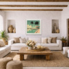 Poolside Reflections by Leander, limited edition print, in room