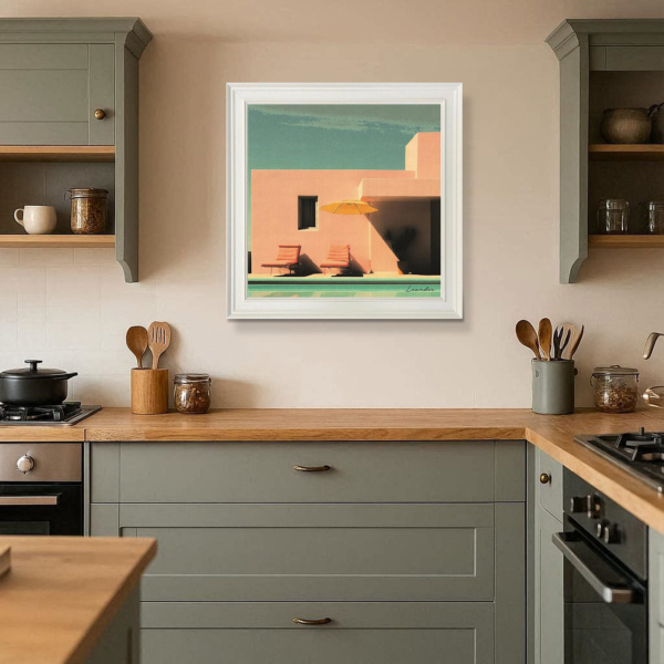 Summer Sunshine by Leander, limited edition print, in room